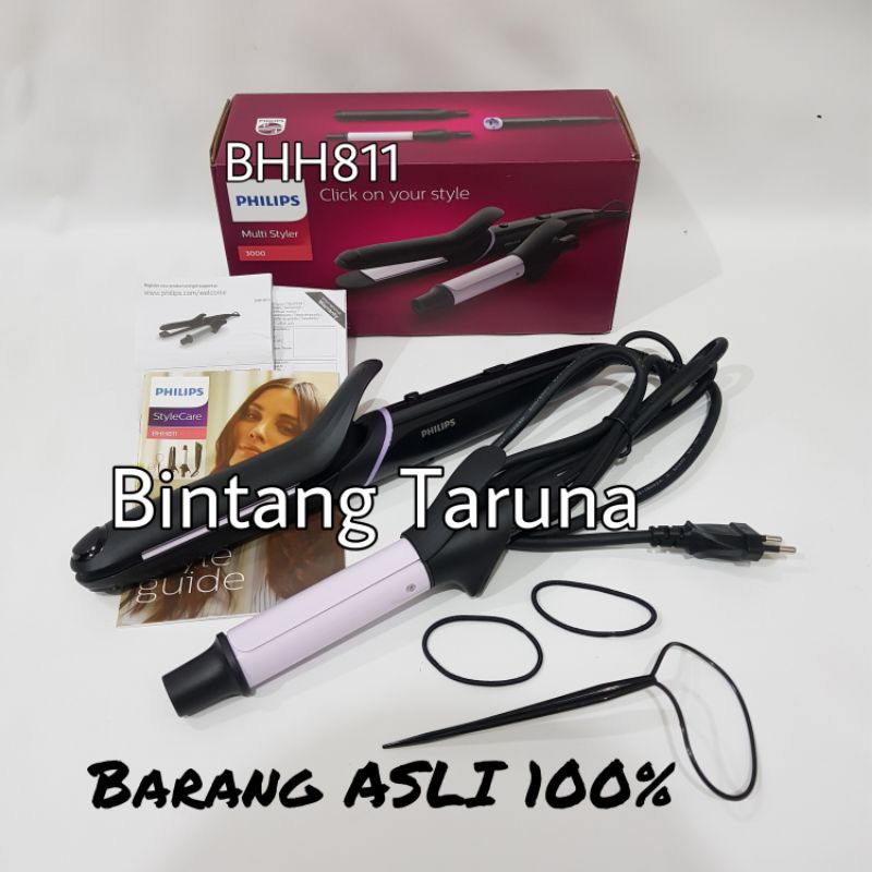 Multi Styler Philips BHH811 Penata Rambut Multifungsi Philips BHH811 Catokan Curly BHH811