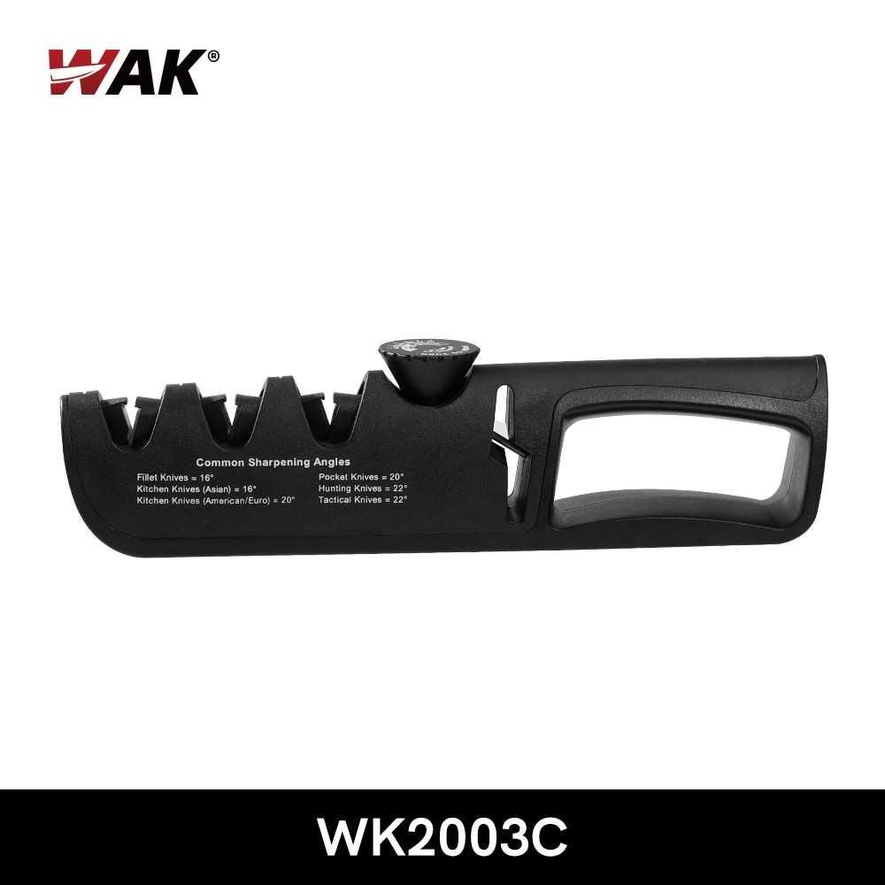 Pengasah Pisau Dapur 5in1 Gunting Knife Sharpener Profesional - WK2003C - Black