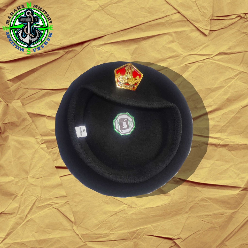 baret banser coklat merk camel