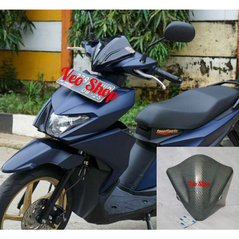 TERBARU VISOR SUZUKI NEX 2 NEX2 CARBON KARBON TERBARU WINDSHIELD SUZUKI NEX 2 NEX2 CARBON KARBON