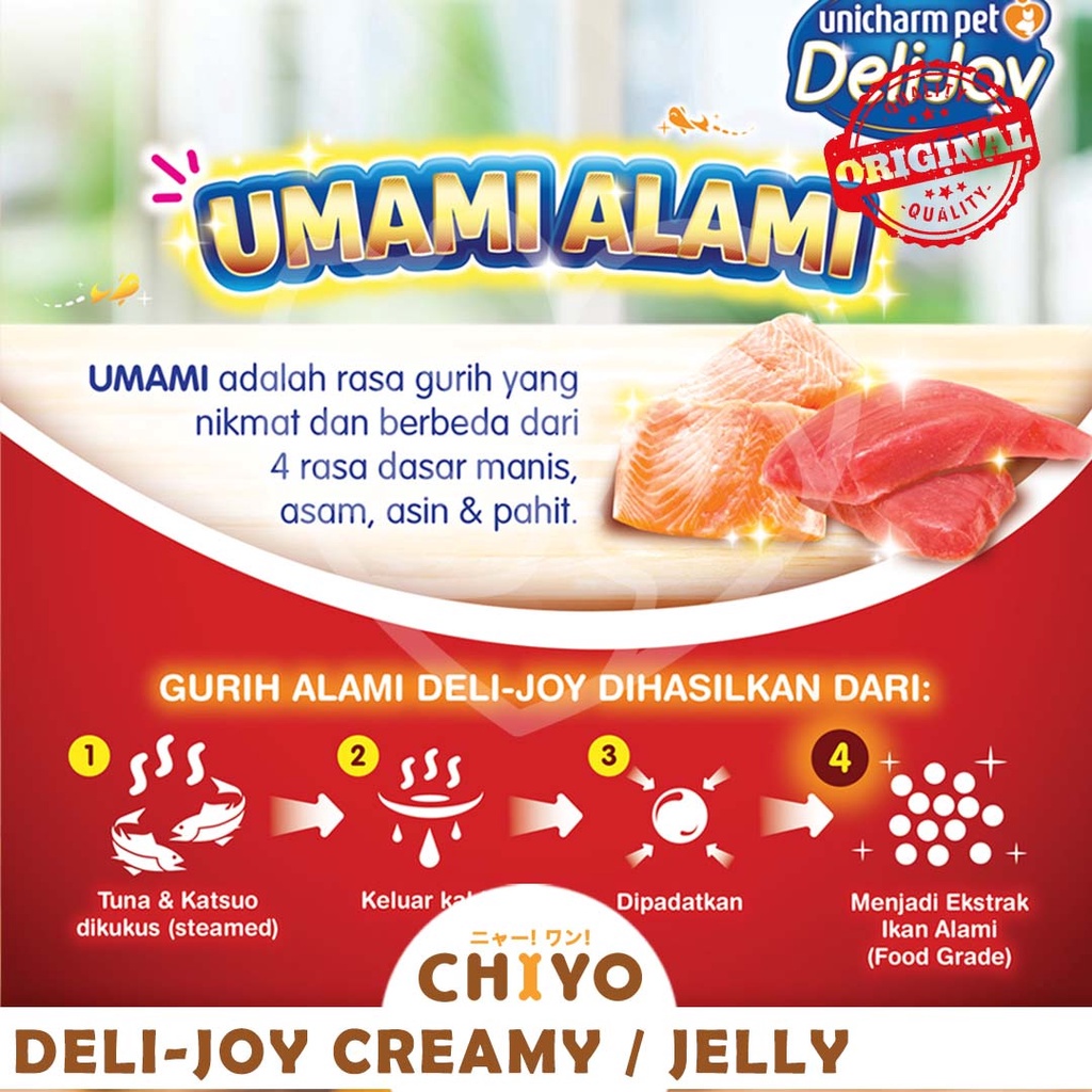 DELIJOY CREAMY SNACK KUCING ( 4 X 14 GR )