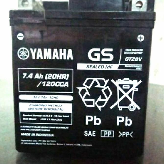 Aki Accu Gs Gtz8V Yuasa Ytz8V Mtz8V Xmax R25 Mt25 Klx 250 Cbr 250 Debezzz