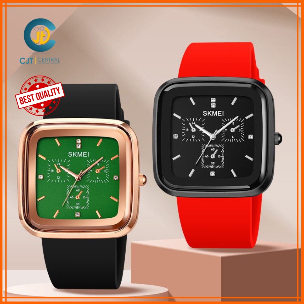 CJT - Jam Tangan Pria Analog SKMEI 1902 Rubber Original SKMEI Chronograph