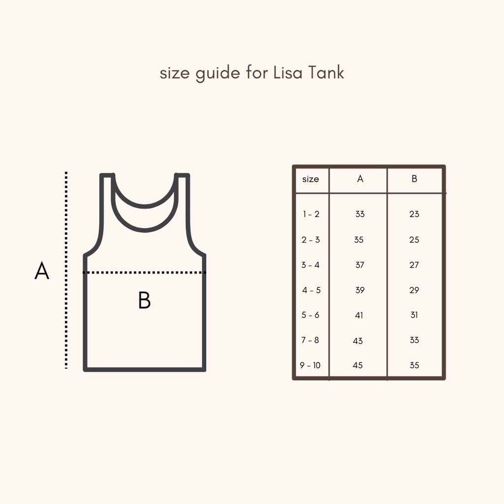 Kaos anak Hae Arra Polo Shirt Lisa Tank