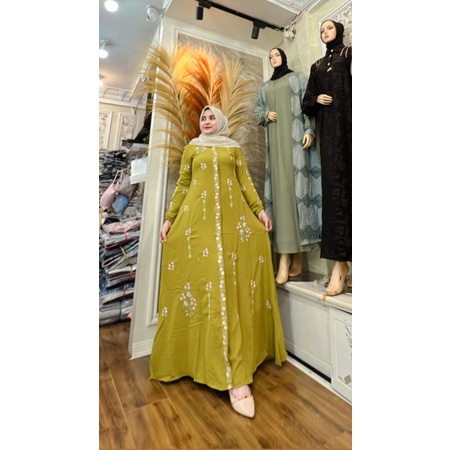 GAMIS BORDIR ACEH CRINGCEL/GAMIS ACEH/GAMIS CRINCEL/GAMIS PREMIUM/GAMIS BUSUI/GAMIS JUMBO