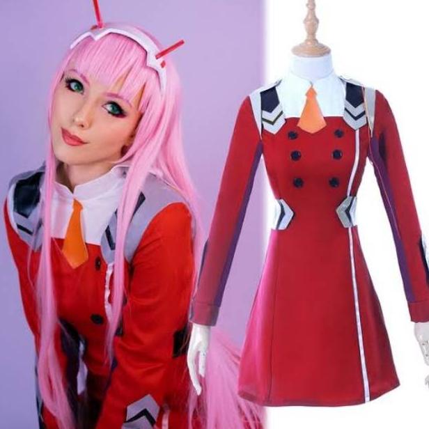 PROMO GILA ZERO TWO costume cosplay anime darling in the franxx seifuku [ maker costume ] termurah