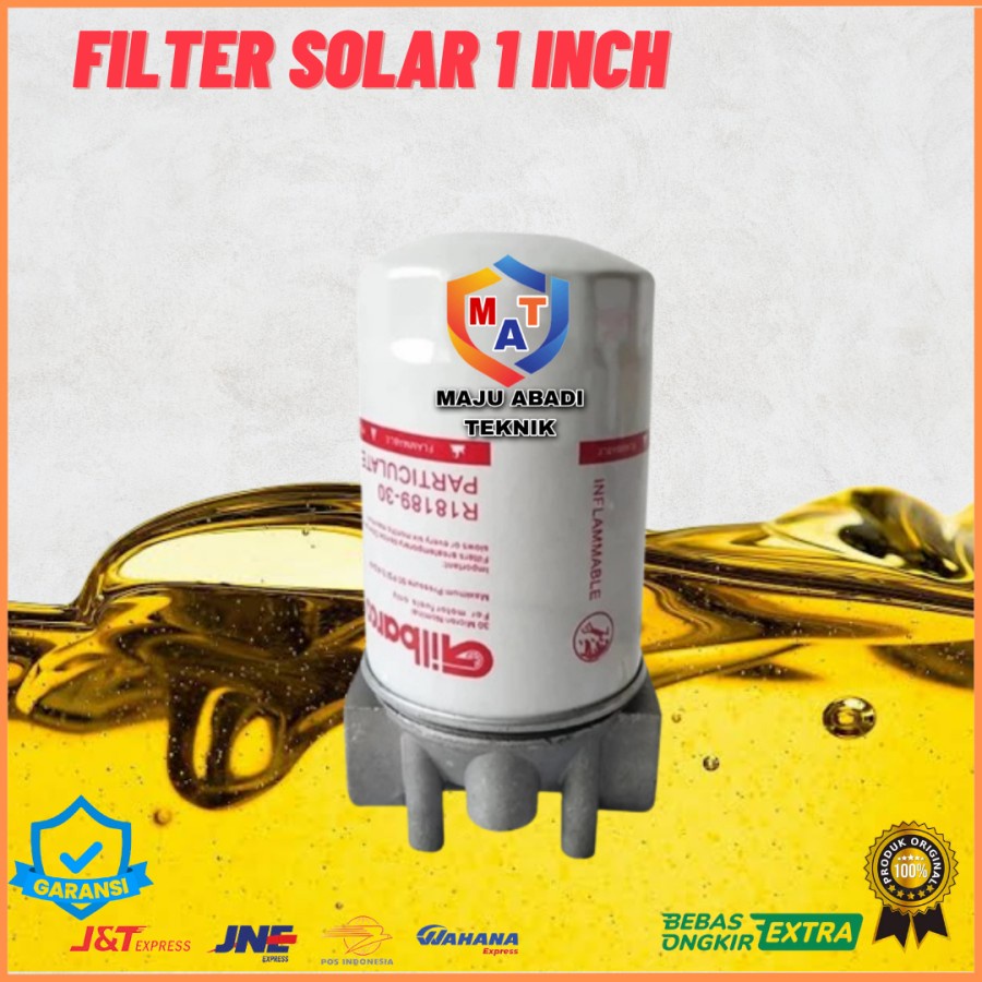 Filter solar 1 inch Filter Air Solar / Filter minyak 1 inch BBM