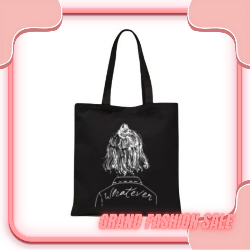 [LOKAL] DOMMO - D1062 TOTEBAG WHATEVER Dari JKT - BISA COD TOTE BAG WANITA MURAH MORYMONY