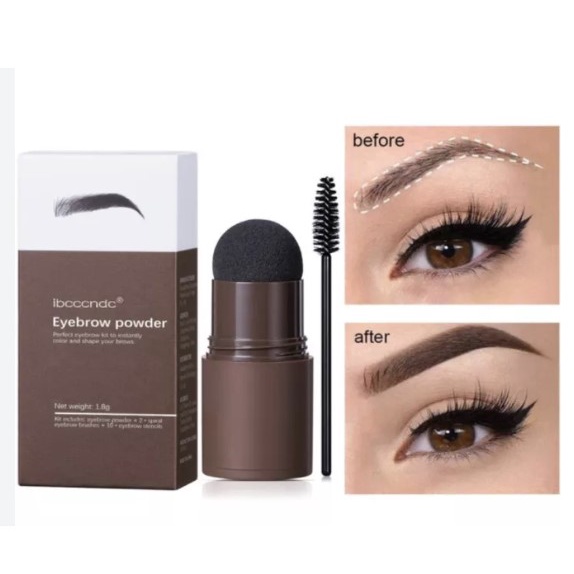 【READY STOCK】Ibcccndc Eyebrow Powder Eyebrow Stamp Sikat Alis Bubuk Perawatan