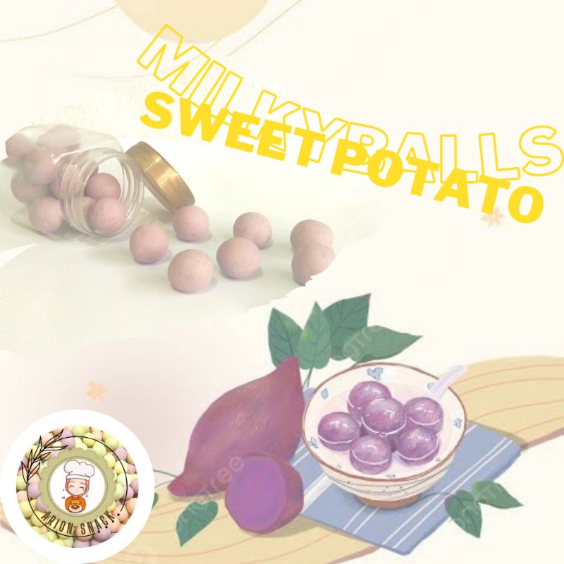 

Bola bola susu / Milkyballs Taro