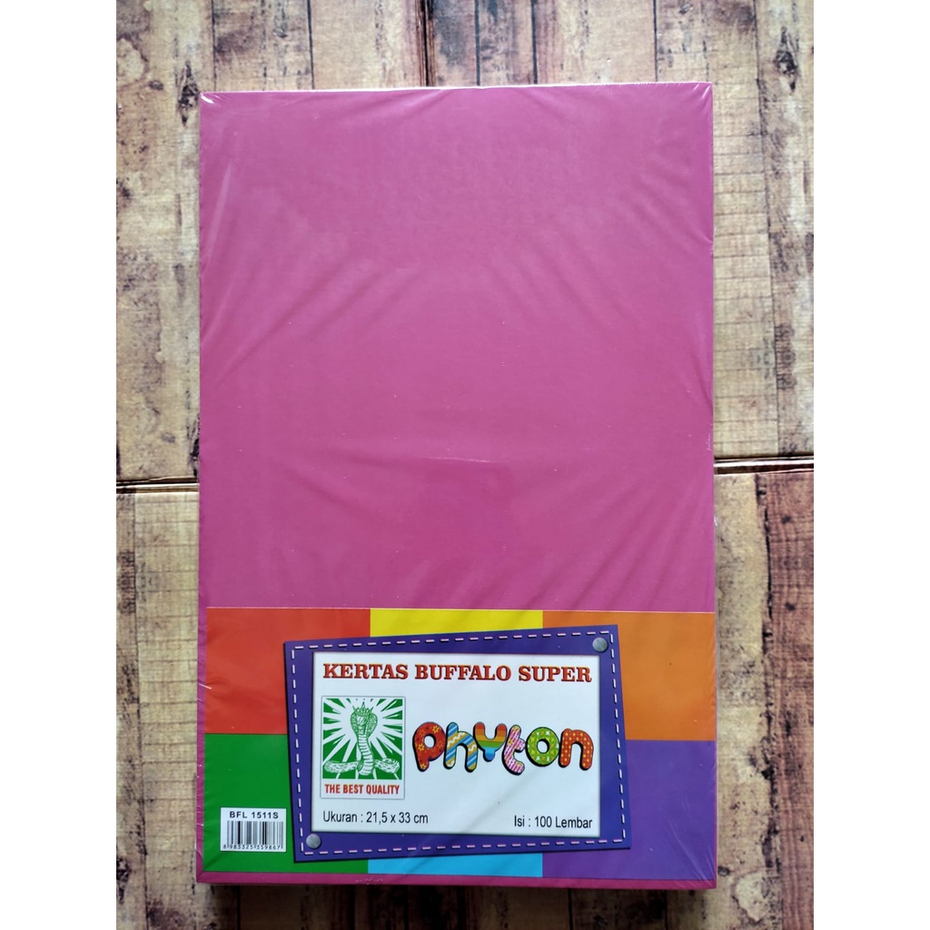 Kertas Cover Jilid F4 / Brief Card (BC) Phyton / Buffalo Super