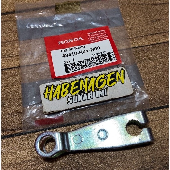 tuas paha pengungkit rem arm rear brake belakang honda supra x 125 fi new ORI ORIGINAL AHM