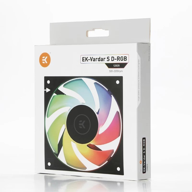 EKWB EK VARDAR S 120ER D-RGB 500-2200 RPM Case Cooling AIO PWM Fan