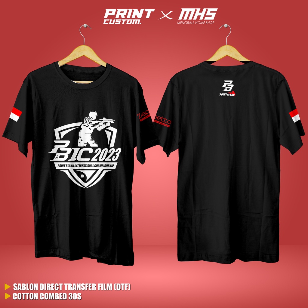 TERBARU - KAOS BAJU PBIC 2023 POINTBLANK COTTON COMBED 30S PREMIUM KAOS DEWASA KAOS GAME