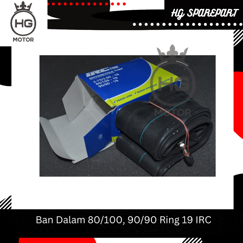 BAN DALAM IRC 275/300-19 80/100-19 90/90-19 Ring 19