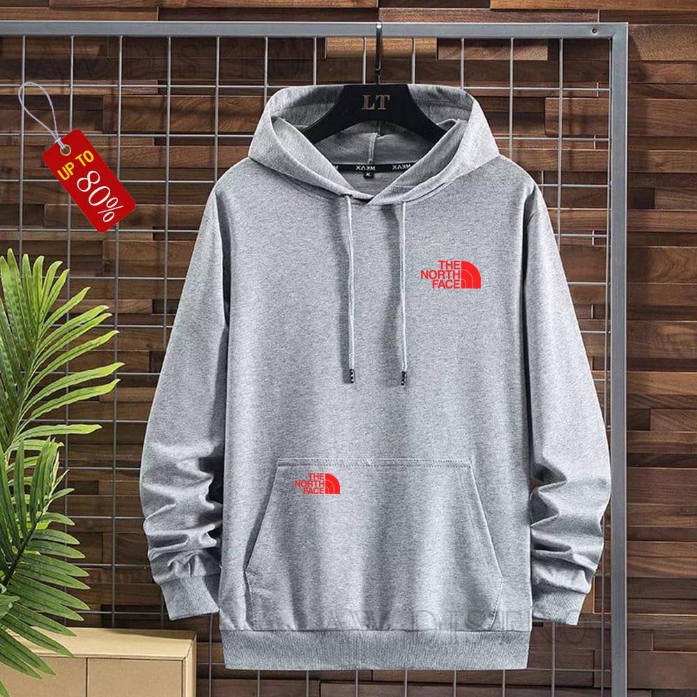 COD Promo Termurah Sweater Hoodie Modern A.B TNF Text Merah Premium Quality