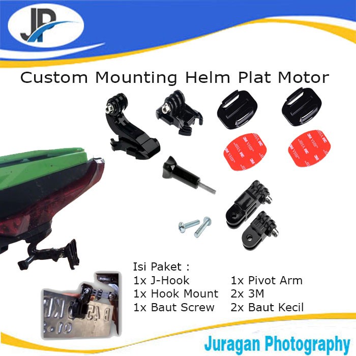 Custom Mounting Helm Belakang Plat Motor Tail Tidy R25 / R15 / CBR 150R / ZX25R