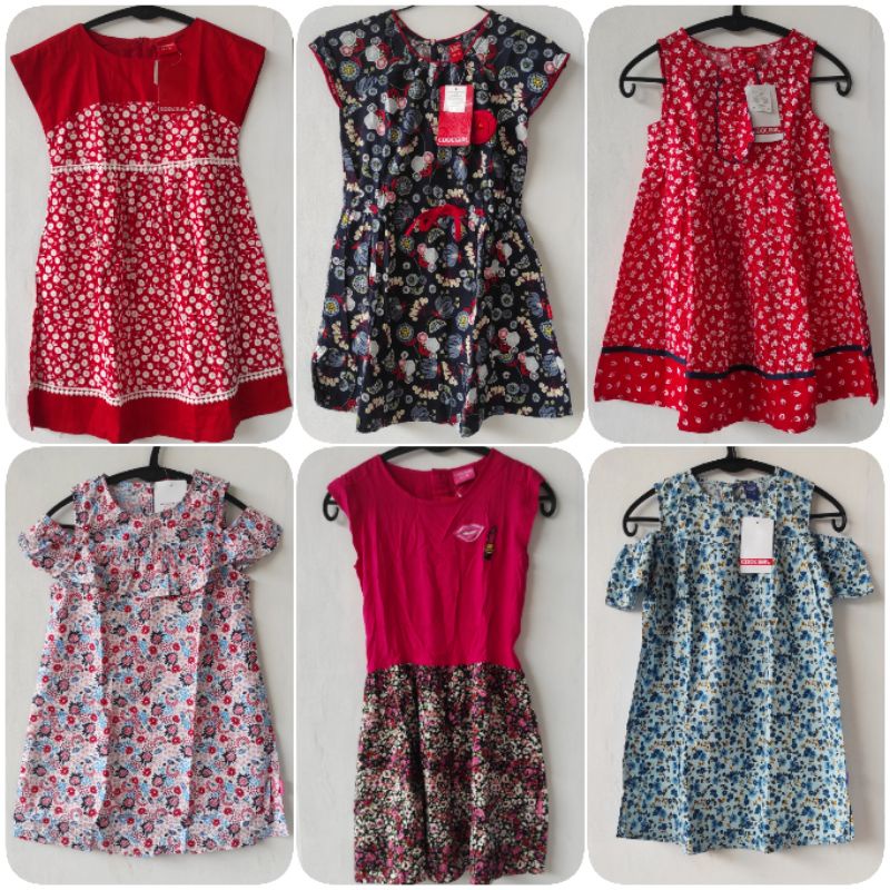 RF Cool girl dress anak perempuan murah
