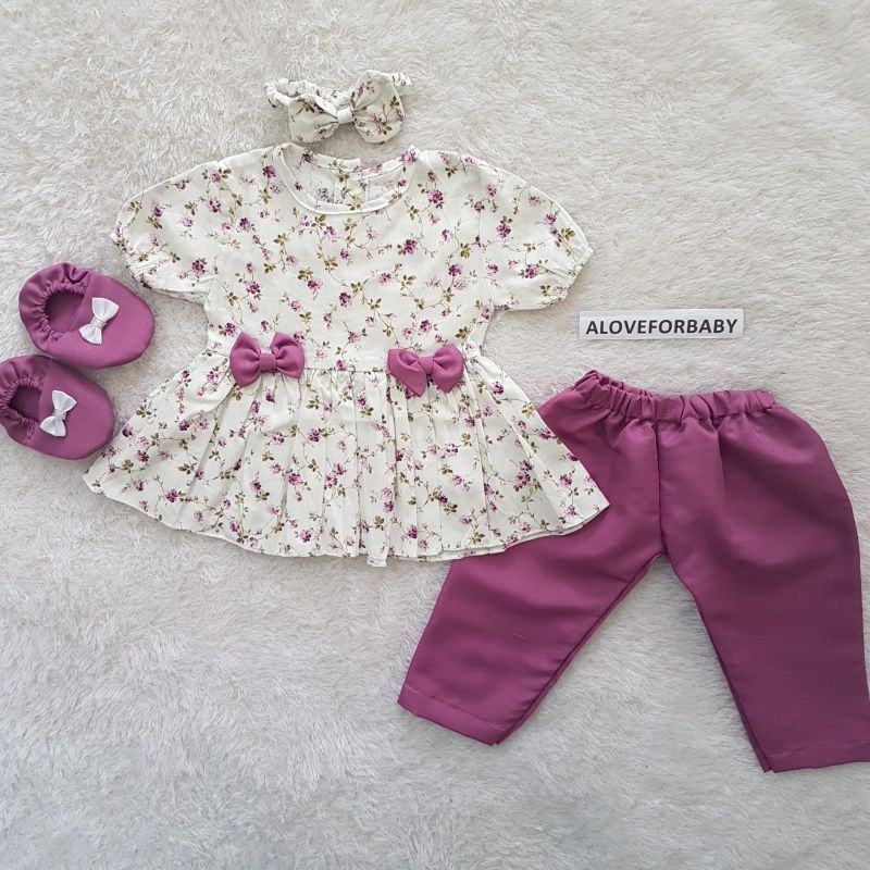 Baju Bayi Perempuan nayla set