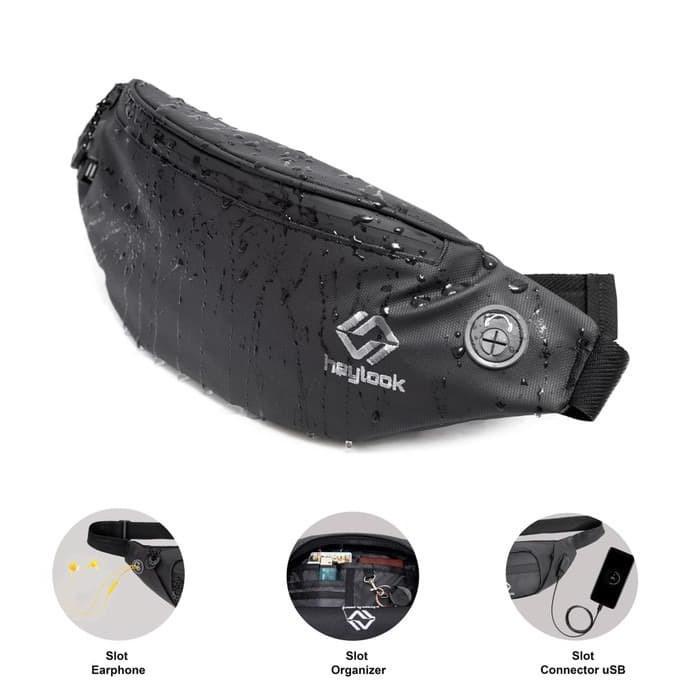 Tas Selempang Pria Waistbag Waterproof Felix - Heylook Tas Pinggang