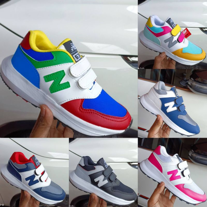 sepatu kids sneakers anak laki laki dan perempuan N B tabung perekat cewek cowok terbaru