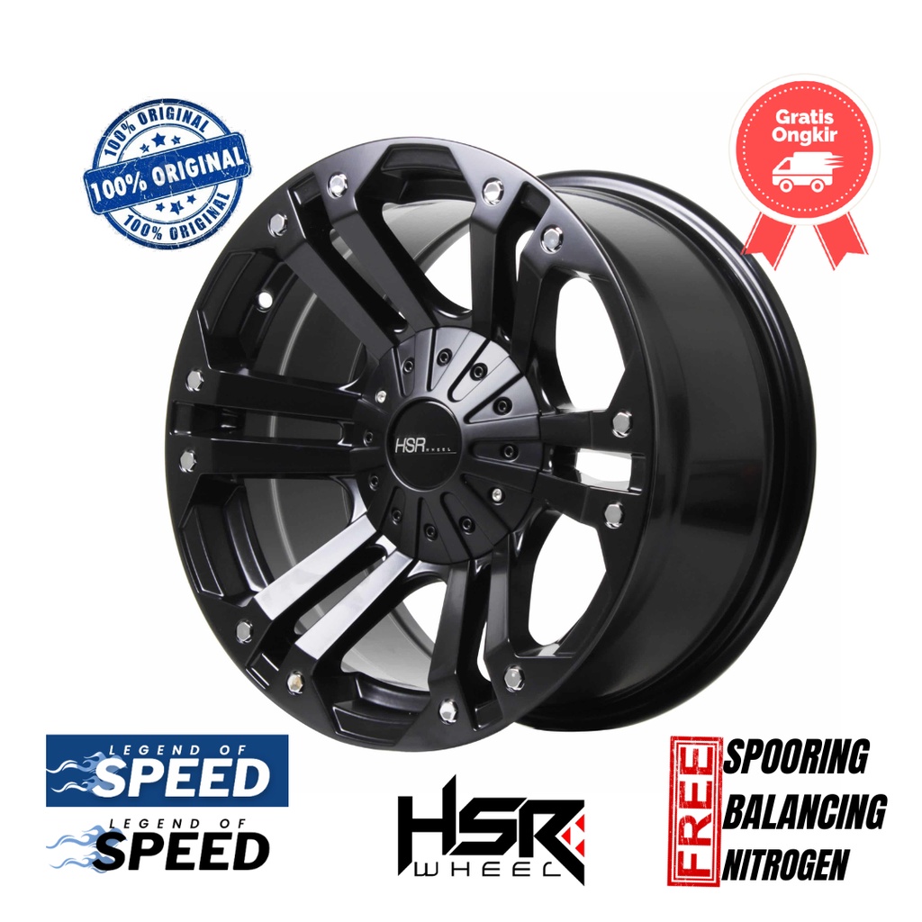 Velg HSR Ring 17 Lubang 6x139,7 MONGO