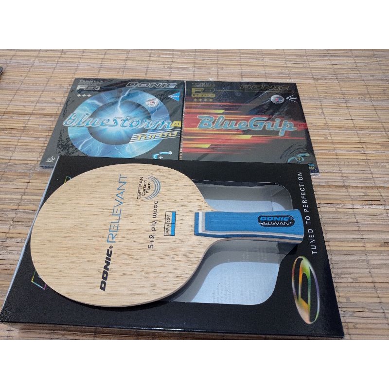 PAKET BET TENIS MEJA DONIC RELEVANT ORIGINAL