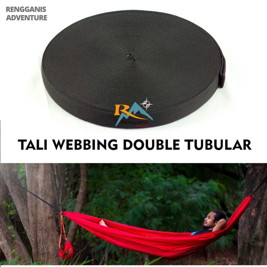 Tali Webbing Tubular Tali Hammock Per roll Tali webbing Nylon 2,5 cm Rollan