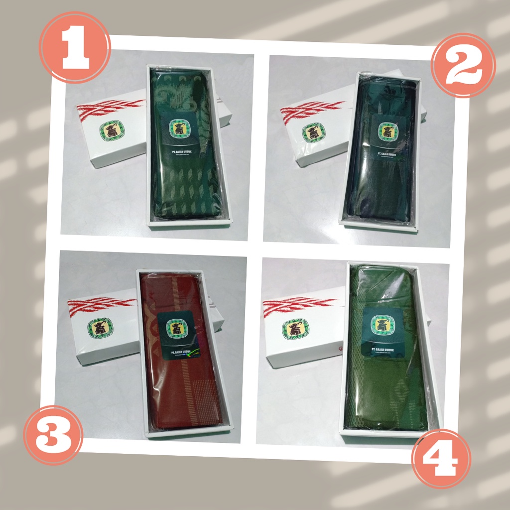 Sarung Gajah Duduk Asia Kembang, Biji Kurma, Mimbar