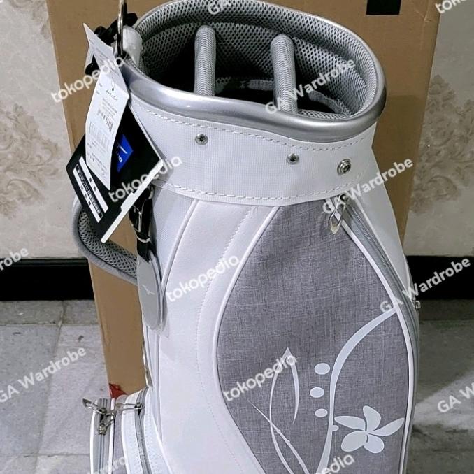 Tas Golf Cart Bag Mizuno Ladies Light White Silver