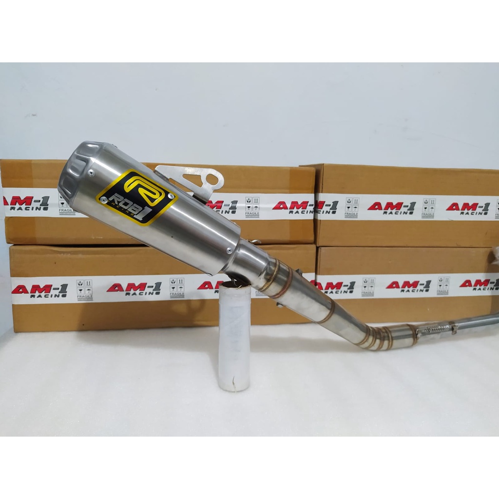 Knalpot ROB1 Bebek GTX Jupiter Z Burhan Z1 Vega Supra Fit x 110 125 Absolute Revo Blade Karisma Smas