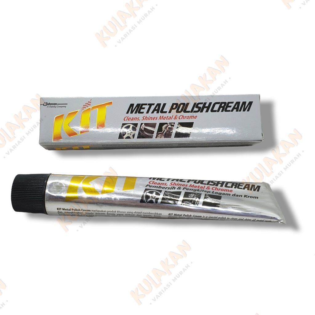 Kit Metal Polish 50gr Gram Pembersih Chrome Logam Metal