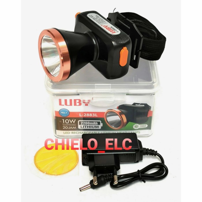 Bisa Bayar Ditempat SENTER KEPALA LUBY 2883 L SENTER HEAD LUBY 2883L 10WATT