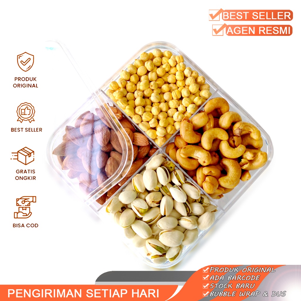 

Mix nuts saudi 500gr pistachio almont mede kacang arab