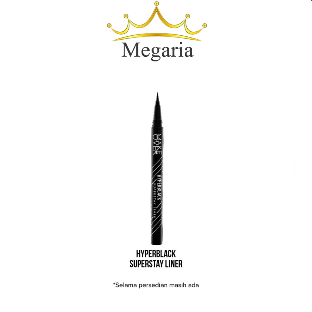 Make over hyperblack superstay liner - eyeliner spidol - eyeliner waterproof