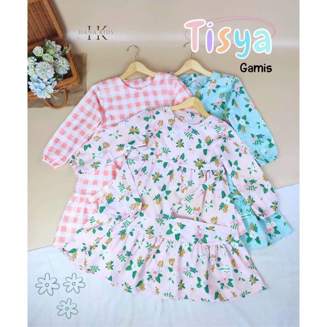 TISYA GAMIS/TUNIK REMAJA/TUNIK JUNIOR/TUNIK ANAK/TINIK TISYA/GAMIS ANAK/GAMIS HANA KIDS