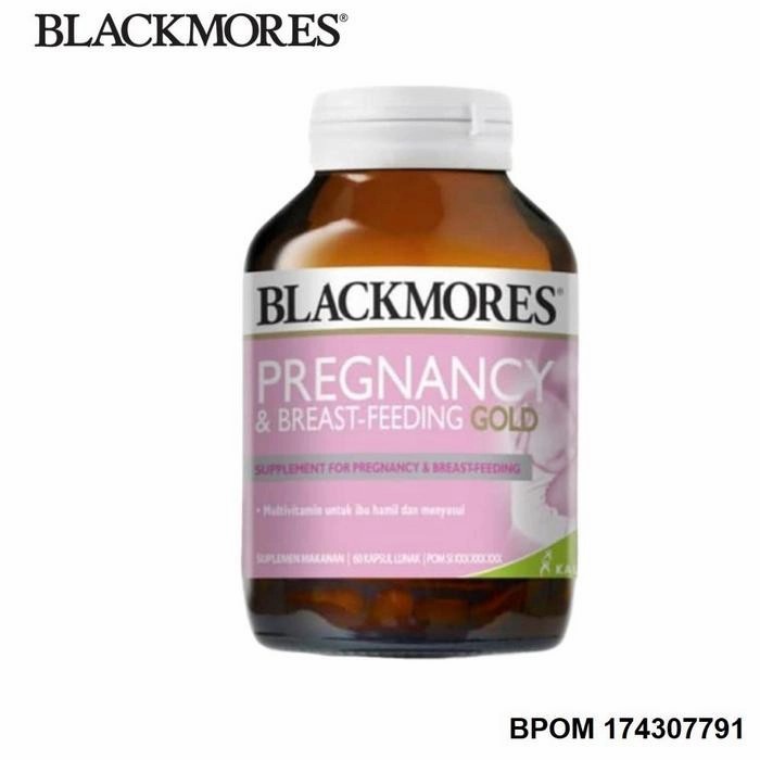 Blackmores Pregnancy Breastfeeding GOLD 60 120 180 capsule kalbe BPOM - 180 caps ausie