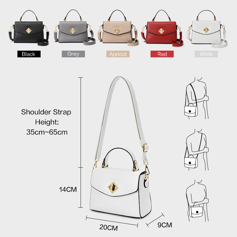 Bostanten Tas Selempang Wanita Fashion Handbag Sling Bag Shoulder Bag