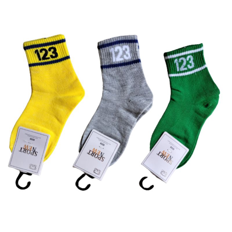 KAOS KAKI PENDEK ANAK IMPOR untuk PAUD - TK ( No. 5-8 )