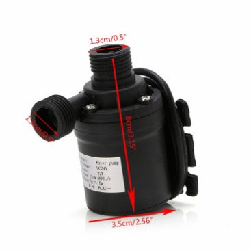 Water Pump DC 12V 19W 800L/h Pompa air mini Submersible Pump