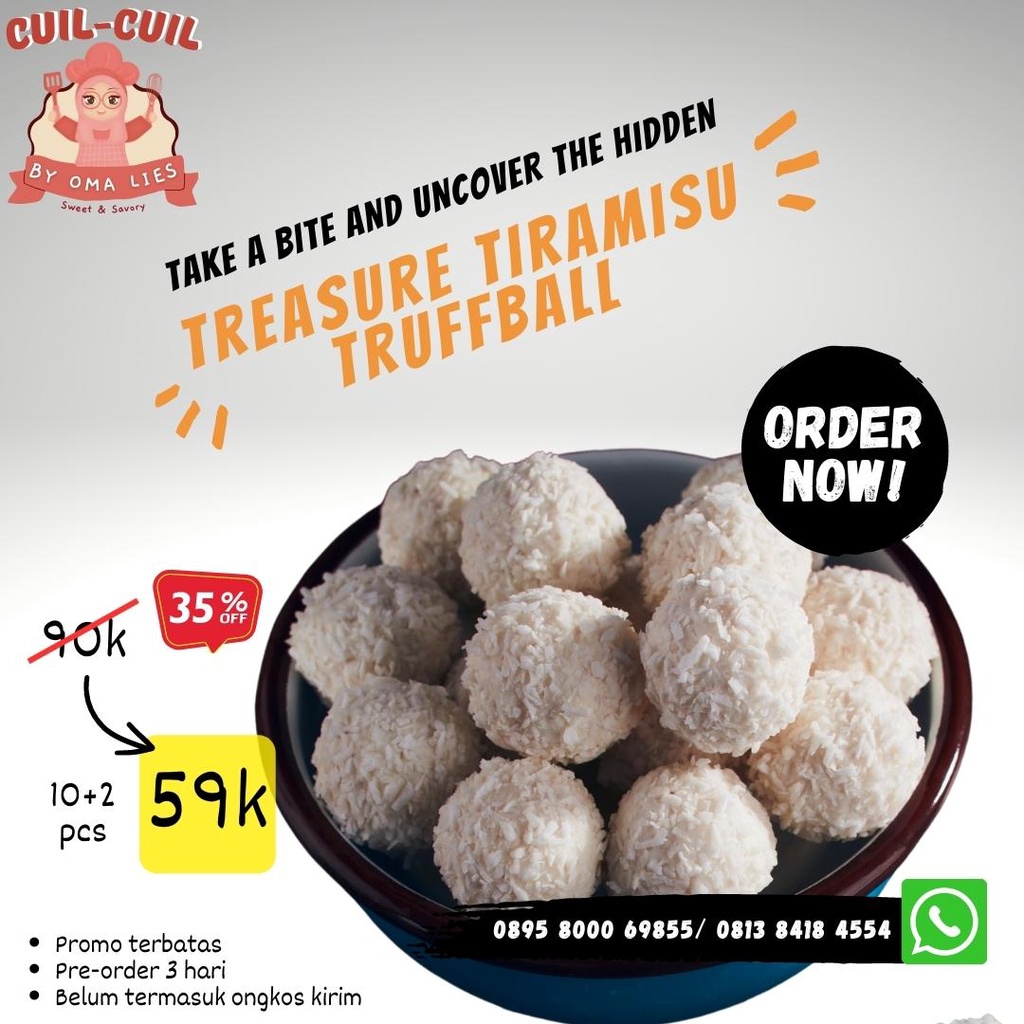 

Treasure Tiramisu Truffball | Cuil-Cuil