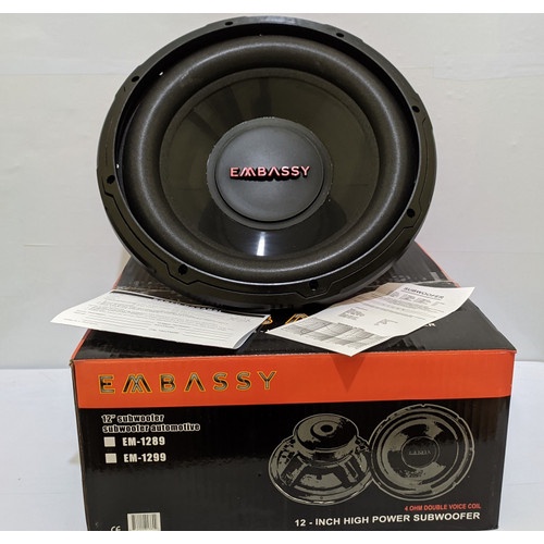 Speaker Subwoofer 12inch Embassy 1289