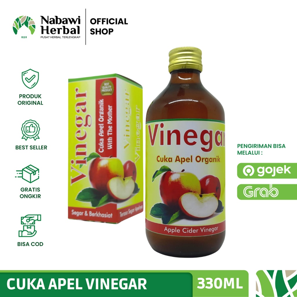 

Cuka Apel Organik Vinegar Apple Cider