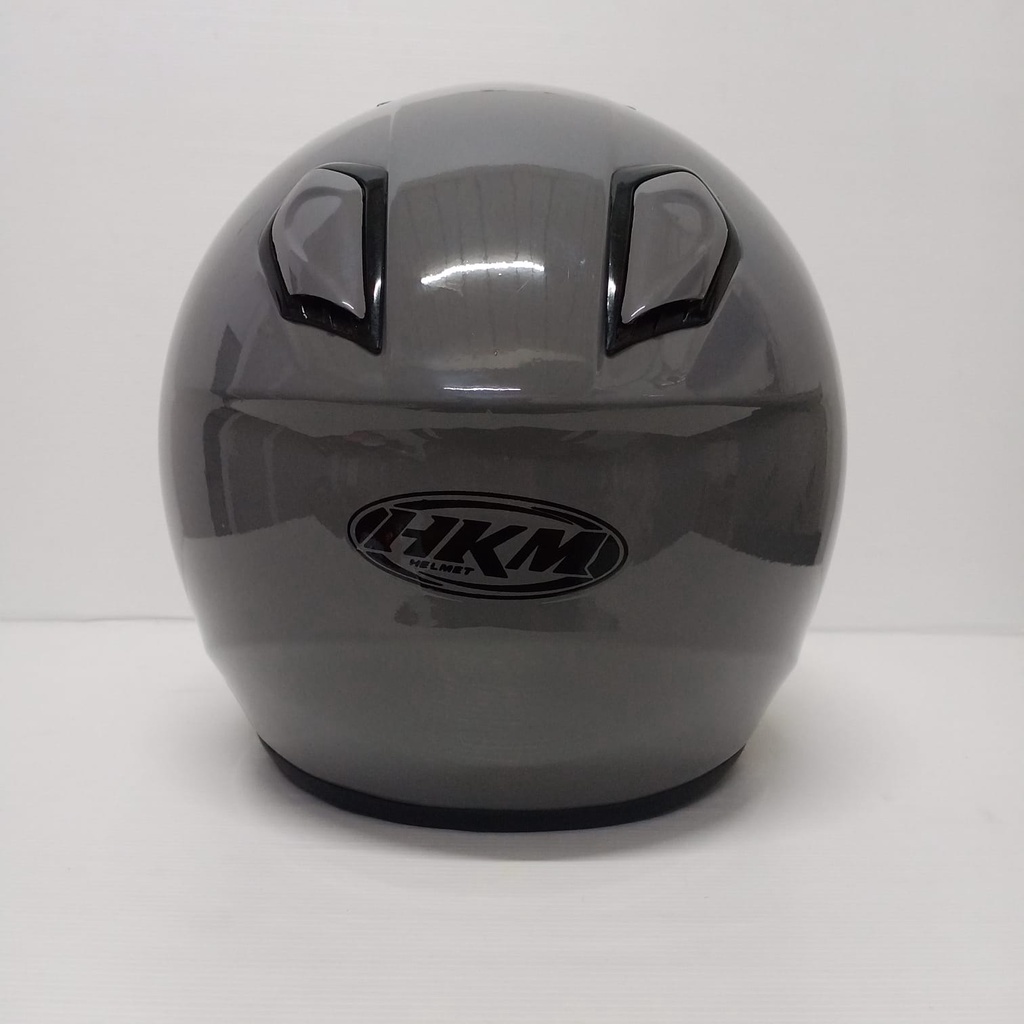 HELM KYOTO SOLID STONEGREY GLOSS HALF FACE SNI