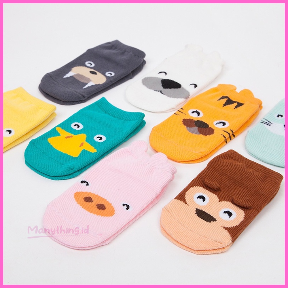 Kaos kaki bayi / kaos kaki anak / kaos kaki anti slip CUTE ANIMAL / baby socks / Kaos Kaki Penghangat / Karakter Lucu / Warna Warni / Kaos Kaki Import