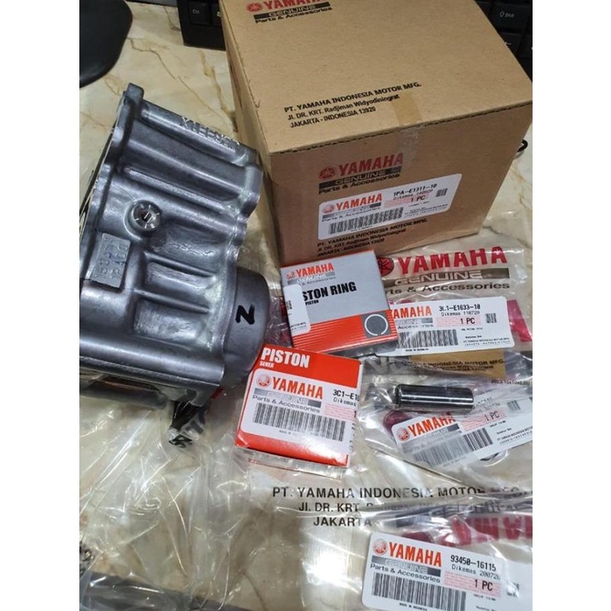 BLOK SEHER BORING PISTON KIT VIXION OLD NVL ASLI ORI YAMAHA