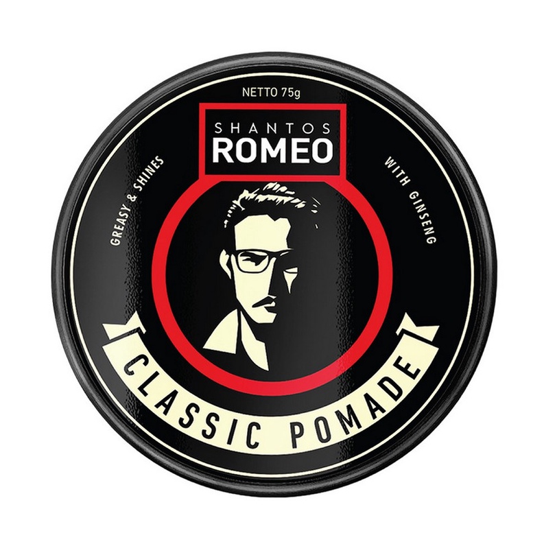 Morinz Shantos Romeo Pomade Styling Rambut Pria - Styling Strong Hold Waterbased &amp; Classic Pomade