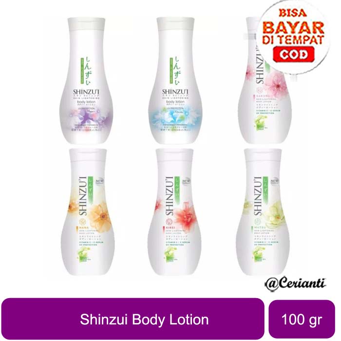 [BODY LOTION 100ML | BPOM] Shinzu'i Skin Lightening Body Lotion - 100ml - Shinzui_Cerianti