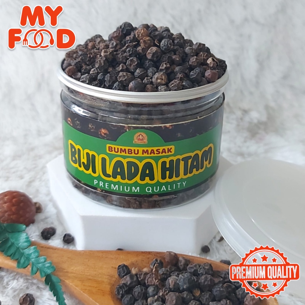 

[Myfoodofficial] - Can Rempah Biji Lada Hitam Bumbu Dapur Merica Bulat Black Pepper Kualitas Premium