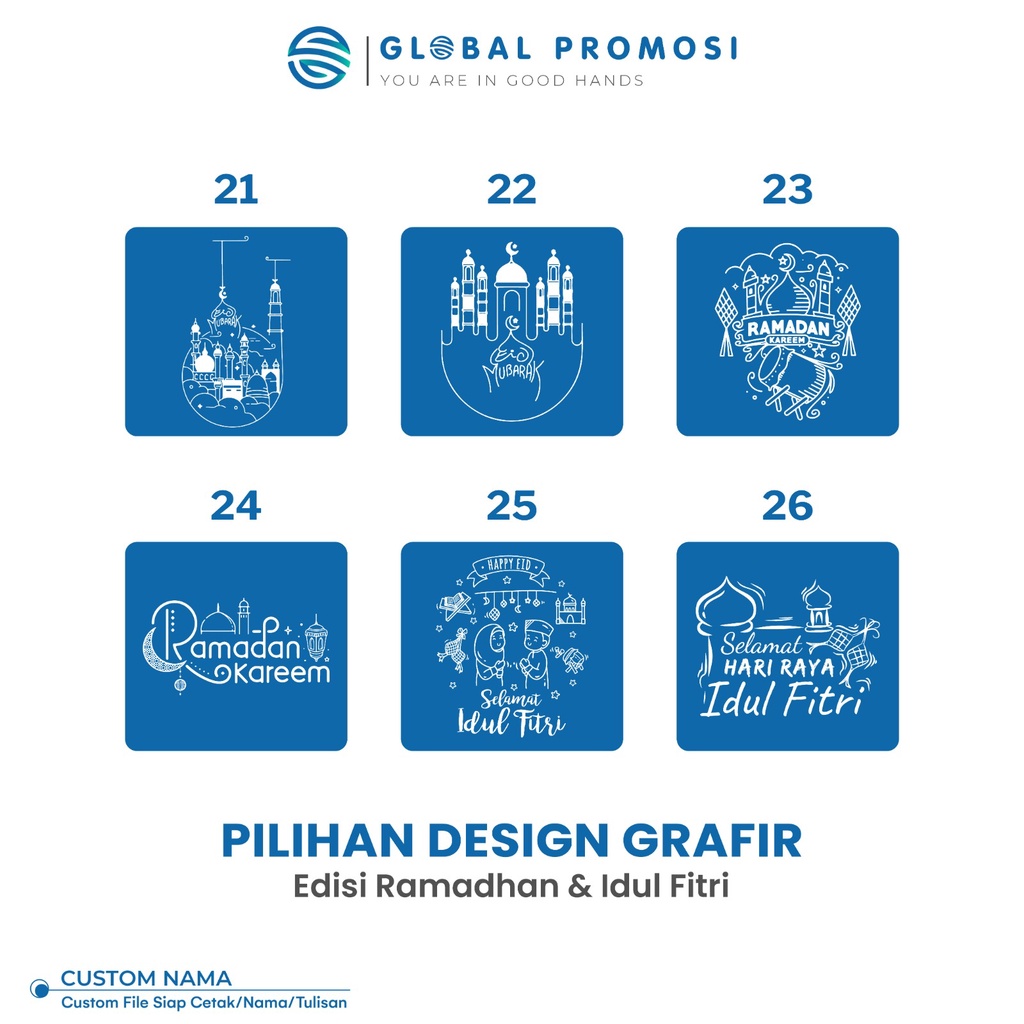 Pilihan Design Grafir Ramadan &amp; Idul Fitri - Global Promosi